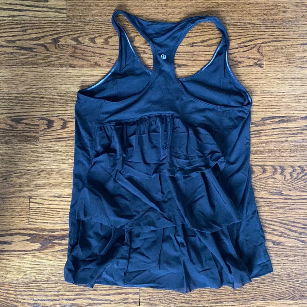 Lululemon Ruffle Back Workout Tank - Picture 2 of 2